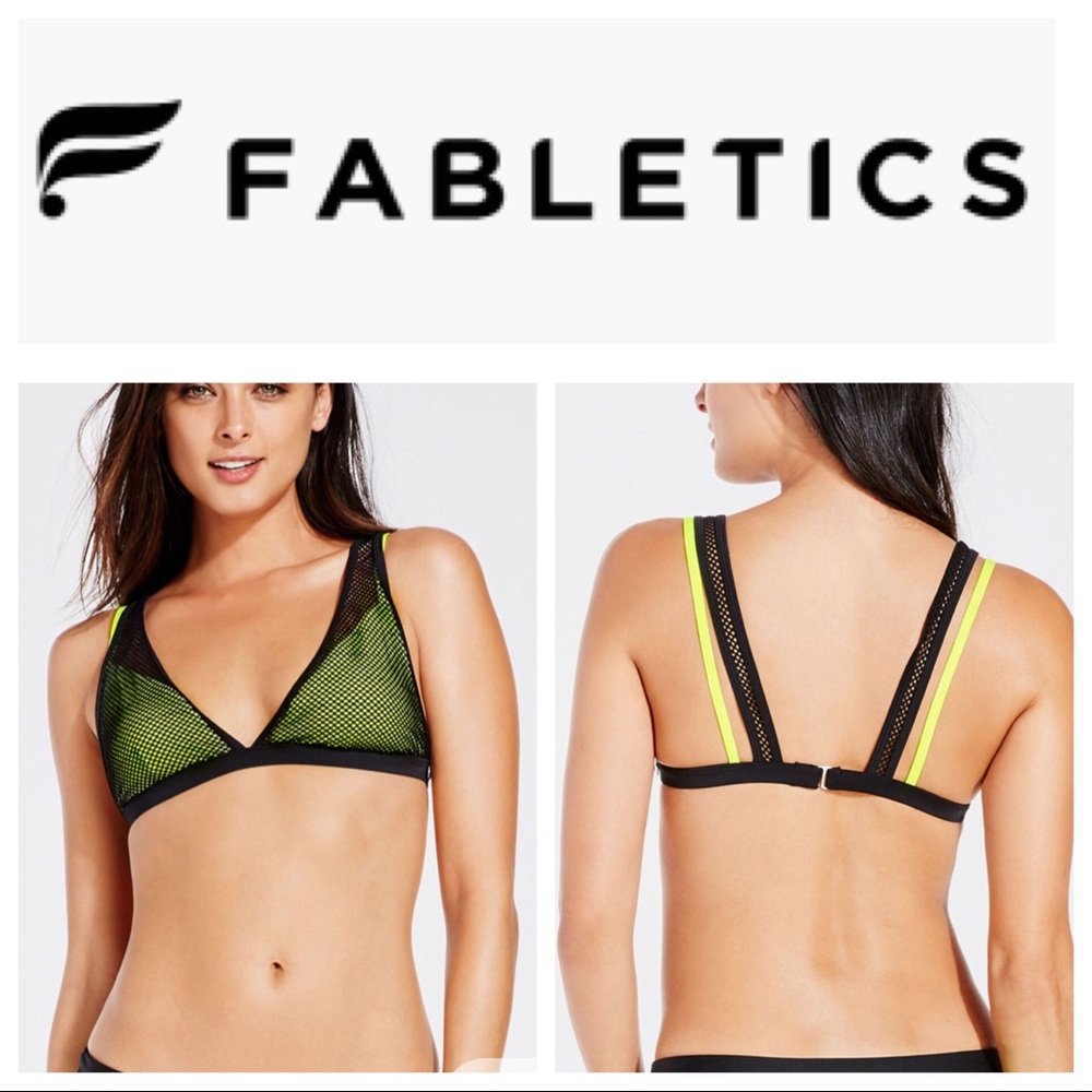 Fabletics Neon Costa Bikini Top